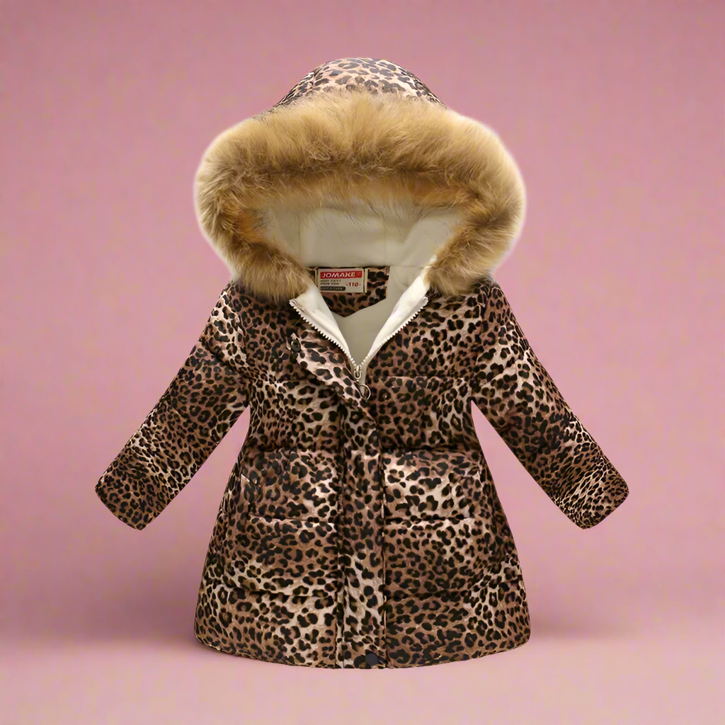CozyTrend – Elegant og koselig – Vattert vinterjakke for jenter
