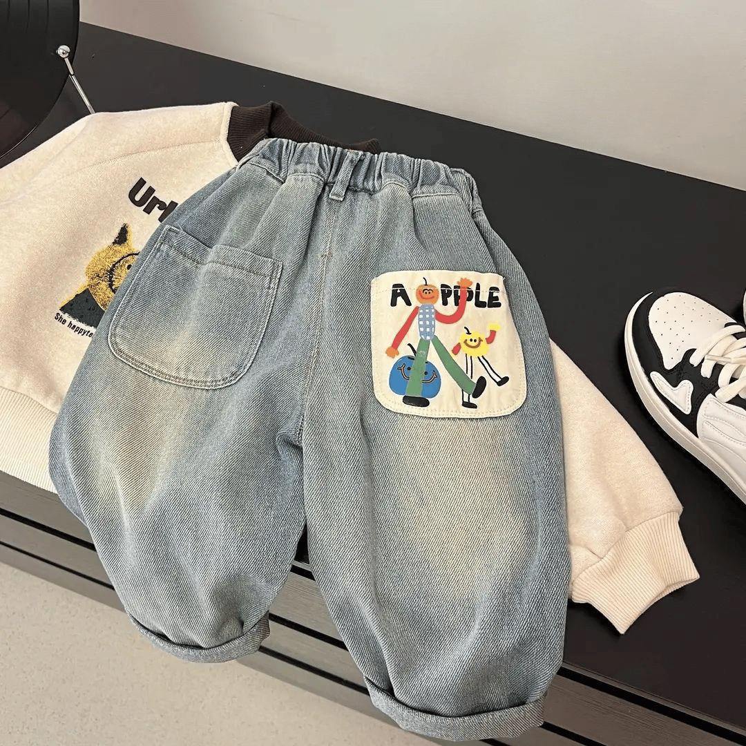 Mini Fashion - Jeans med rette ben - komfort og mote hånd i hånd