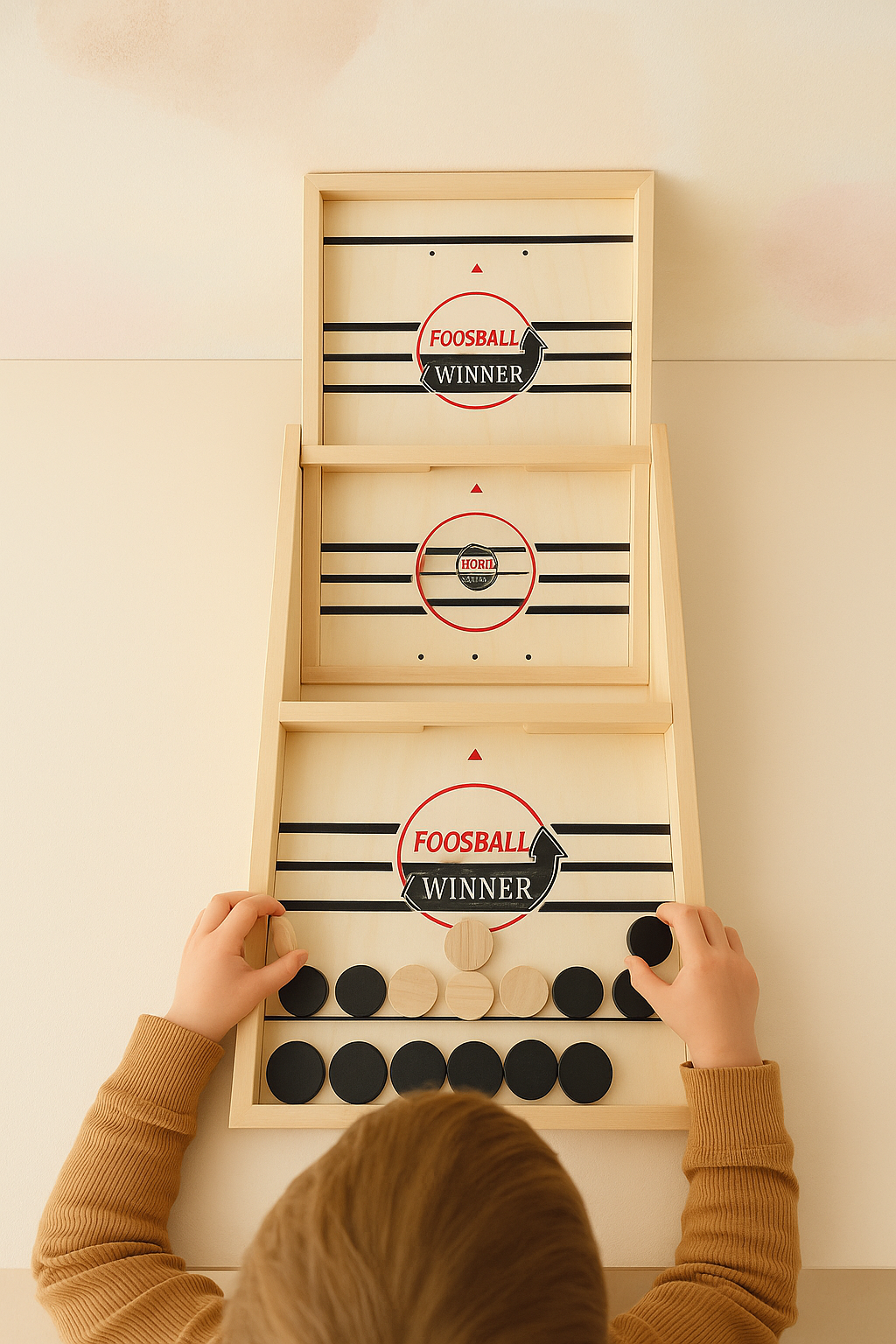 Foosball - Enkelt å sette opp - brettspill i tre