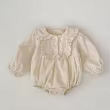 Mini Fashion - Komfortable og stilige - vårlige Romper-kjoler til barn