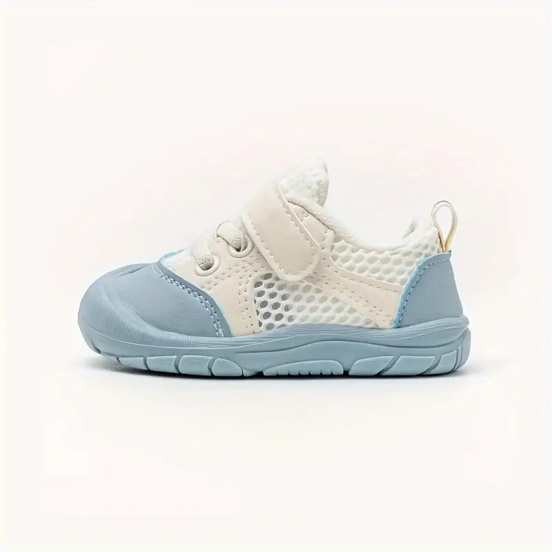 TinySteps Kids - Naturlig og sikker – Barefoot babysko blå