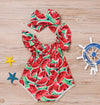 Mini Fashion - Vannmelon-motiv - sommerantrekk til tulla