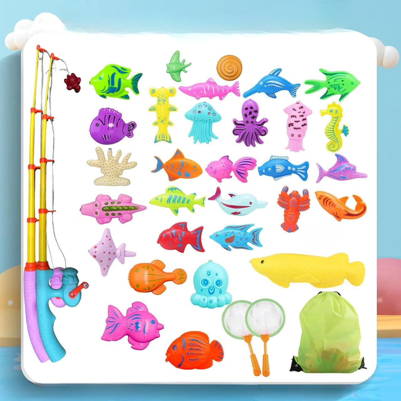 Fishing Game – Læring og oppdagelse – Magnetisk fiskespill