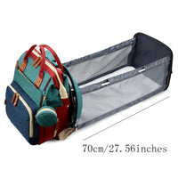 Thumbnail for TravelNest – Alltid et hvilested – 2-i-1 bleieveske med babyseng