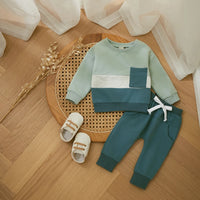 Thumbnail for Mini Fashion - Stilig joggedress - mykt sett for barn