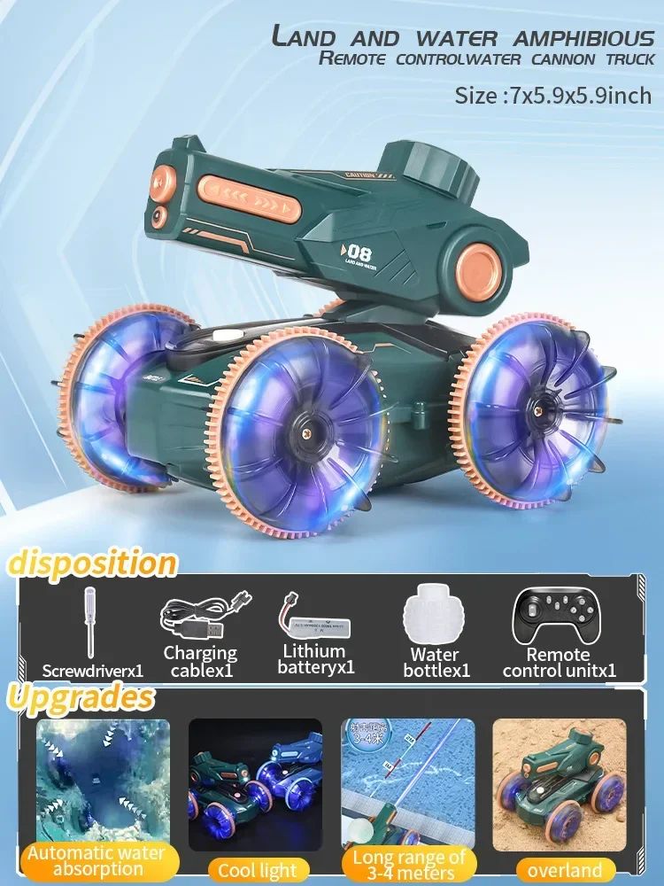 Aqua Racer™ – Dobbelt så tøff – RC Amfibie racerbil