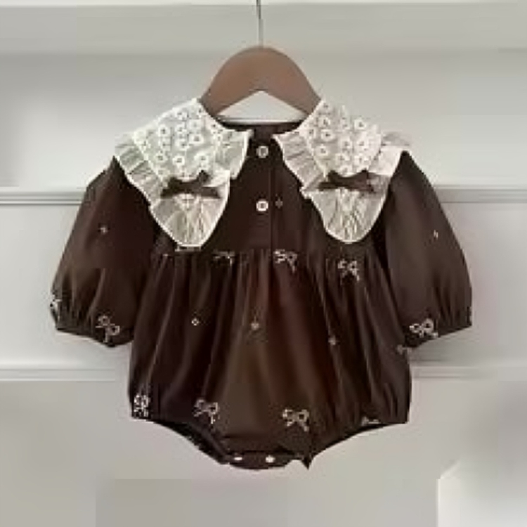 Mini Fashion - Komfortable og stilige - vårlige Romper-kjoler til barn