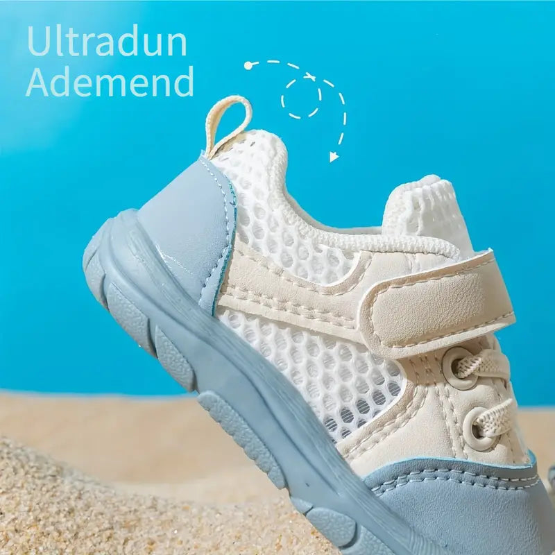 TinySteps Kids - Naturlig og sikker – Barefoot babysko blå