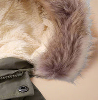 Thumbnail for CozyTrend – Elegant og varm – Parka vinterjakke med pelskrage