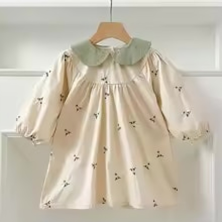Mini Fashion - Komfortable og stilige - vårlige Romper-kjoler til barn