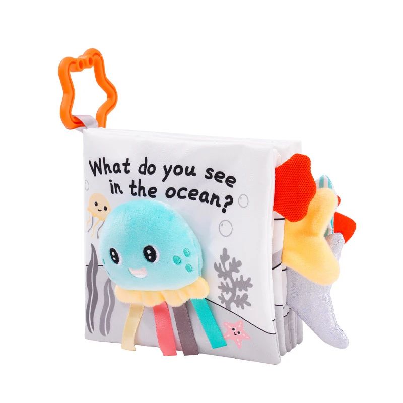Soft Sensory Book – Kjenn og oppdag - Babyhefte