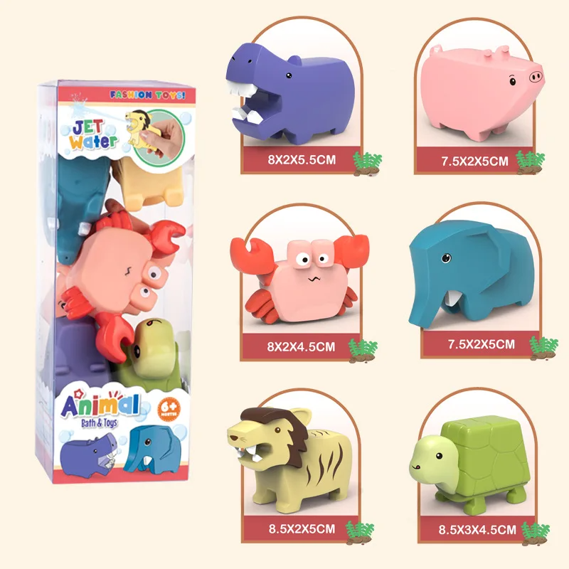 Bath Buddies – Dusj med gale dyr – Badeleker Vannpistol