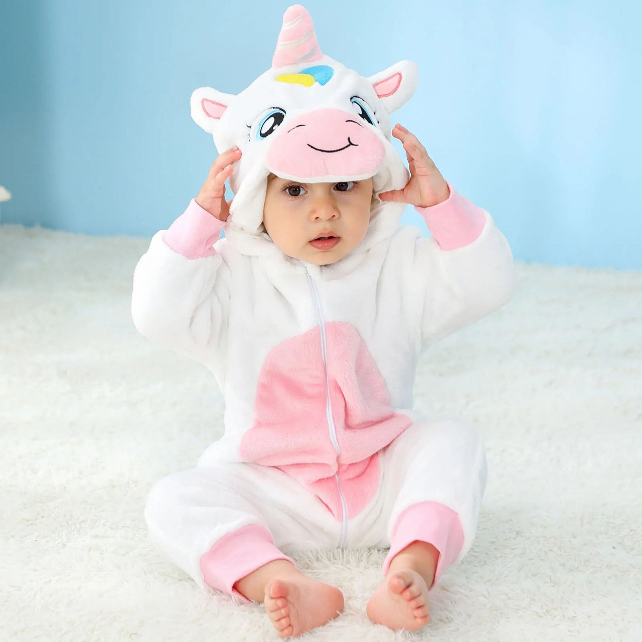 Mini Fashion – Dyrenes drømmeland – Onesie med dyr for barn