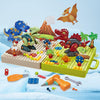 Little Dino Toolbox - Elektrisk drill og design - Dinosaur byggeleker