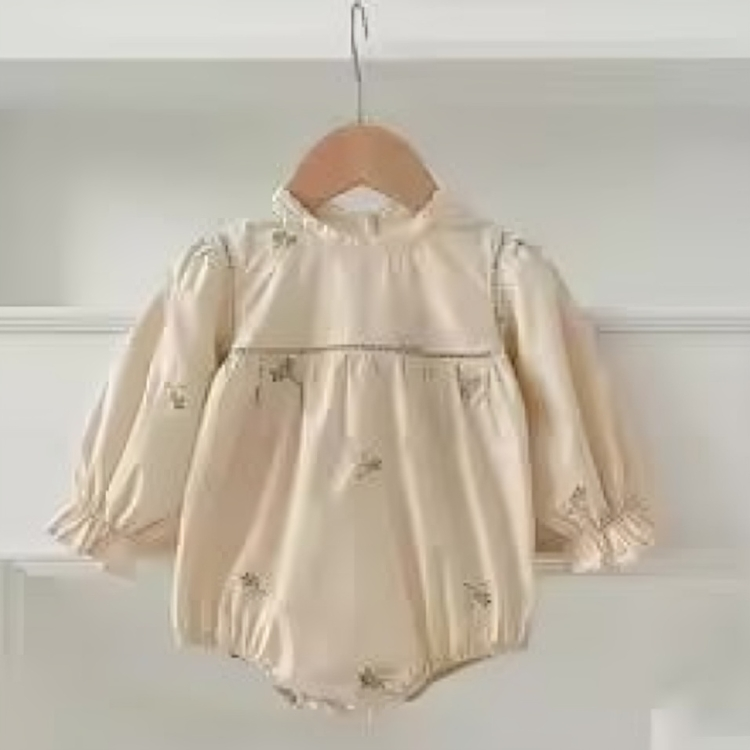 Mini Fashion - Komfortable og stilige - vårlige Romper-kjoler til barn