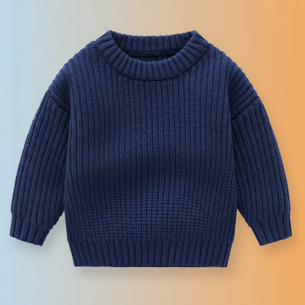 PureSoft – Classic & Cozy - Ensfarget strikkegenser
