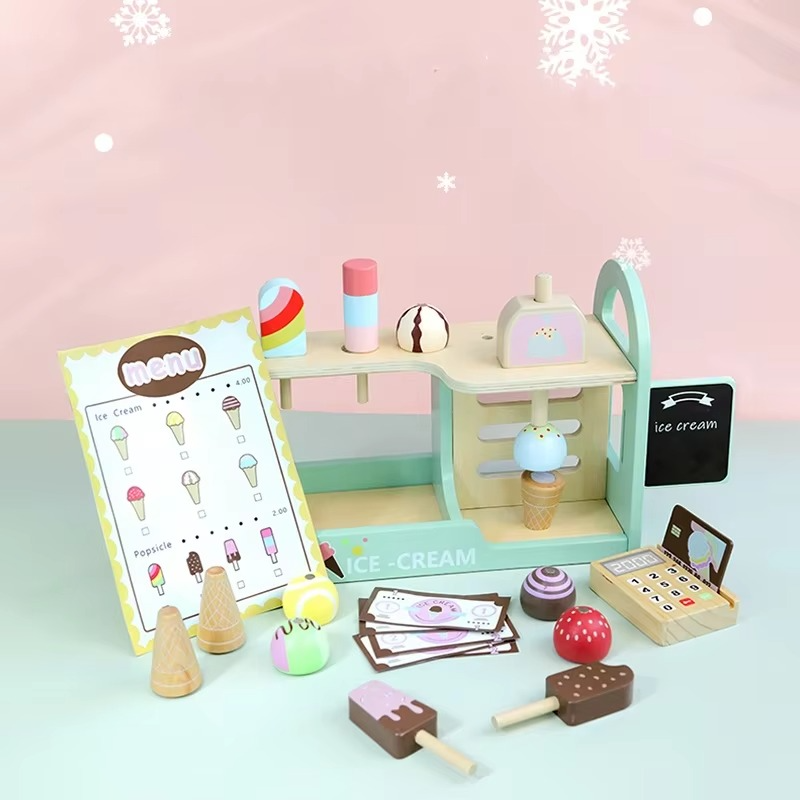Ice Cream Playset - Kreativt og lærerikt - lekesett med iskrem