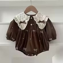 Mini Fashion - Komfortable og stilige - vårlige Romper-kjoler til barn