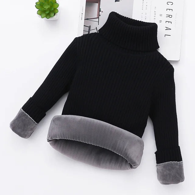 Mini Fashion - Deilig og myk genser - Varmt fleecefor