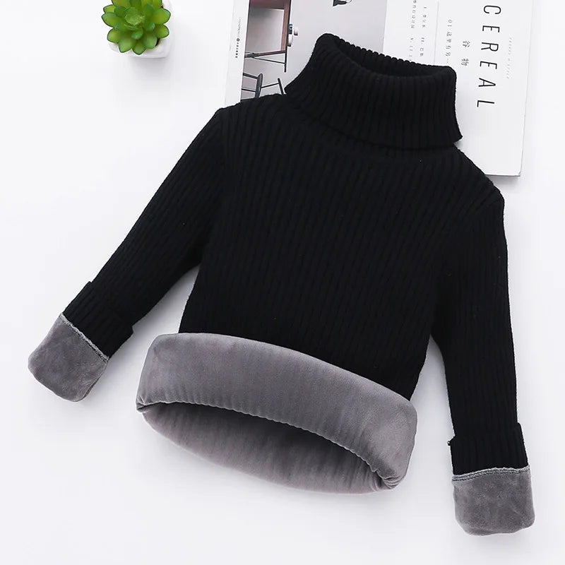 Mini Fashion - Deilig og myk genser - Varmt fleecefor
