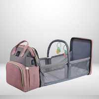 Thumbnail for Nuvella Baby – Alltid forberedt – Multifunksjonell bleieveske med seng