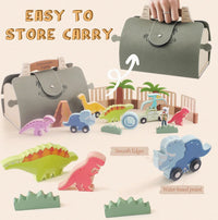 Thumbnail for Woods - Forhistorisk moro - Dinosaursett i tre