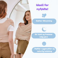 Thumbnail for SoftNest - Komfortabel, pustende og sikker – ergonomisk bæresele til babyer