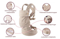 Thumbnail for Snug Sling – Myk og tett – Bæresele for baby og småbarn