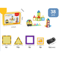 Thumbnail for Magnet Toys - Utvikle kreativitet - Magnetiske fliser