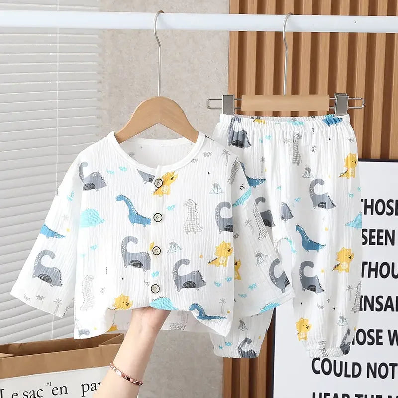 Mini Fashion - Pustende pysj - to delt bomullssett
