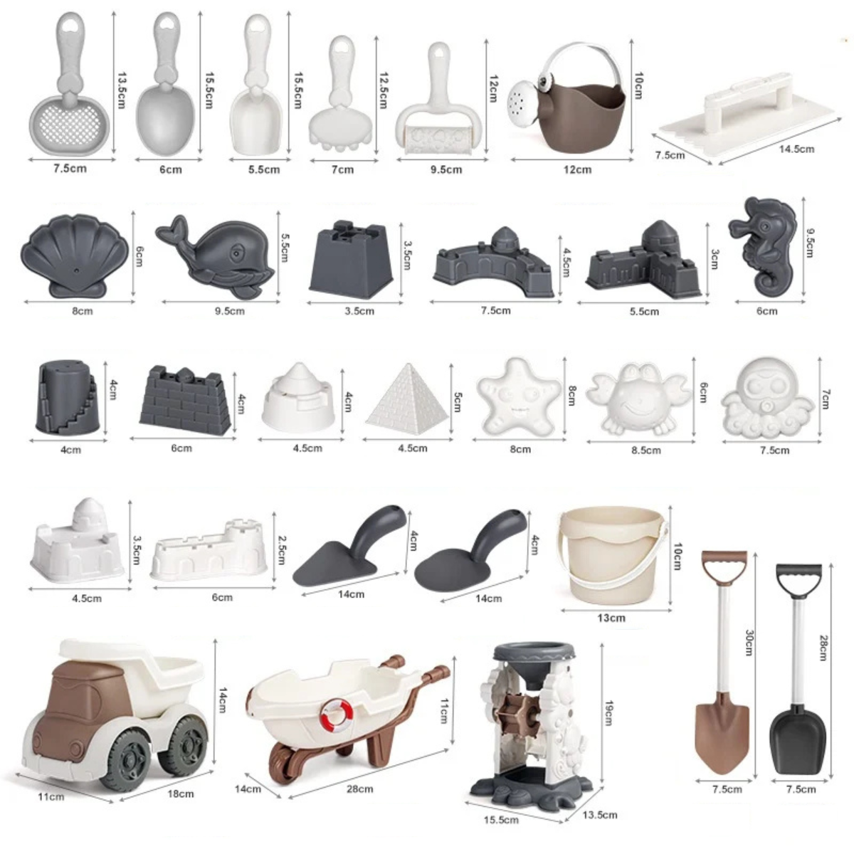 Beach Set - Oppmuntre til kreativitet og ferdigheter - Beach Fun-sett for barn