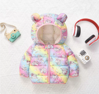 Thumbnail for Mini Fashion - Tynn boblejakke med hette - Varm i overgangsperiodene