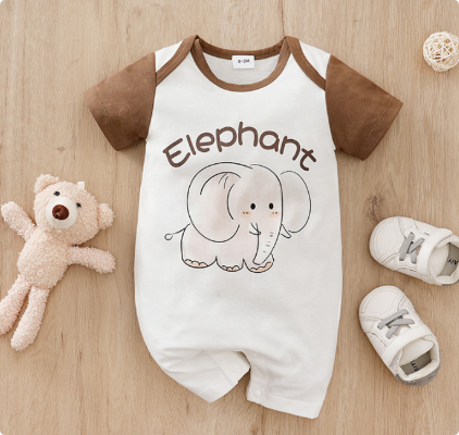 Mini Fashion - Komfort for hver natt - Kortermet pyjamasbody med korte ermer