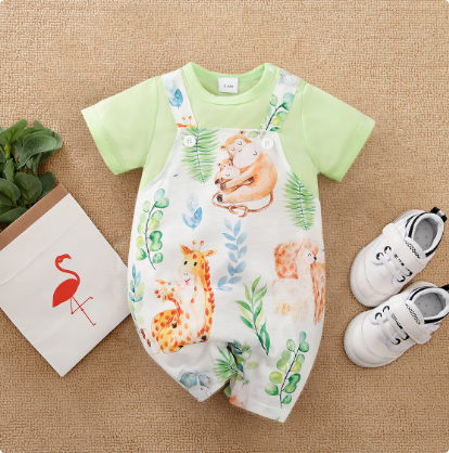 Mini Fashion - Komfort for hver natt - Kortermet pyjamasbody med korte ermer