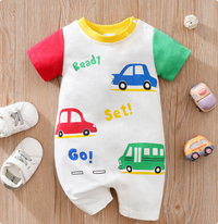 Thumbnail for Mini Fashion - Komfort for hver natt - Kortermet pyjamasbody med korte ermer