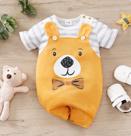 Mini Fashion - Komfort for hver natt - Kortermet pyjamasbody med korte ermer