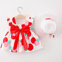 Thumbnail for Mini Fashion – Søt og sommerlig – Fruktkjole (inkluderer GRATIS stråhatt)