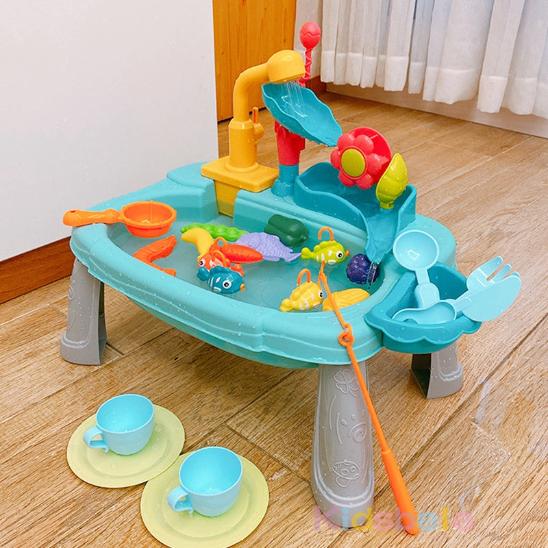 SinkPlay – Fantasi og utvikling – 2-i-1 lekevask og fiskespill