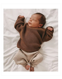 Thumbnail for PureSoft – Classic & Cozy - Ensfarget strikkegenser