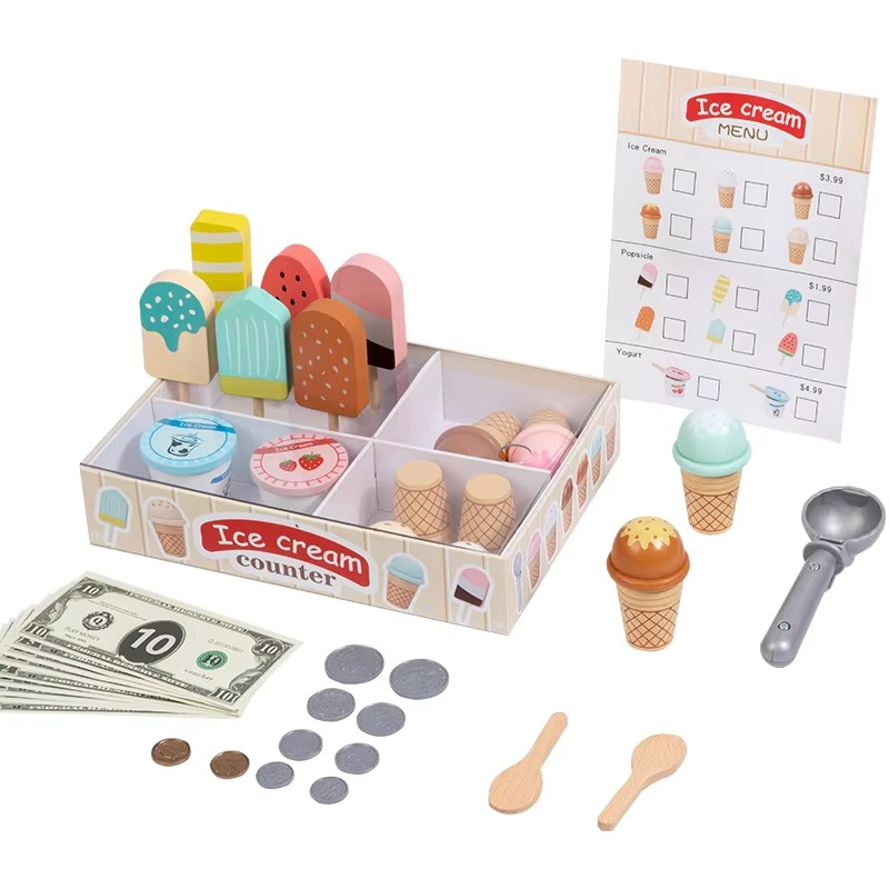 Ice Cream Playset - Kreativt og lærerikt - lekesett med iskrem
