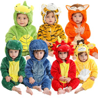Thumbnail for Mini Fashion - Bærekraftig og vaskbar – Dyre-romper-onesie (0–24 måneder)