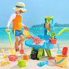 BeachFun – Oppdagende og morsomt – Sand- og strandsett med trillebår