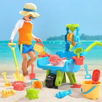 Thumbnail for BeachFun – Oppdagende og morsomt – Sand- og strandsett med trillebår
