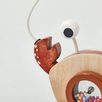 Thumbnail for Crab Pull Toy – Lek og læring – Krabbe av tre