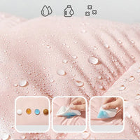 Thumbnail for CuddleCoat – Tykk vattert jakke med bjørnehette