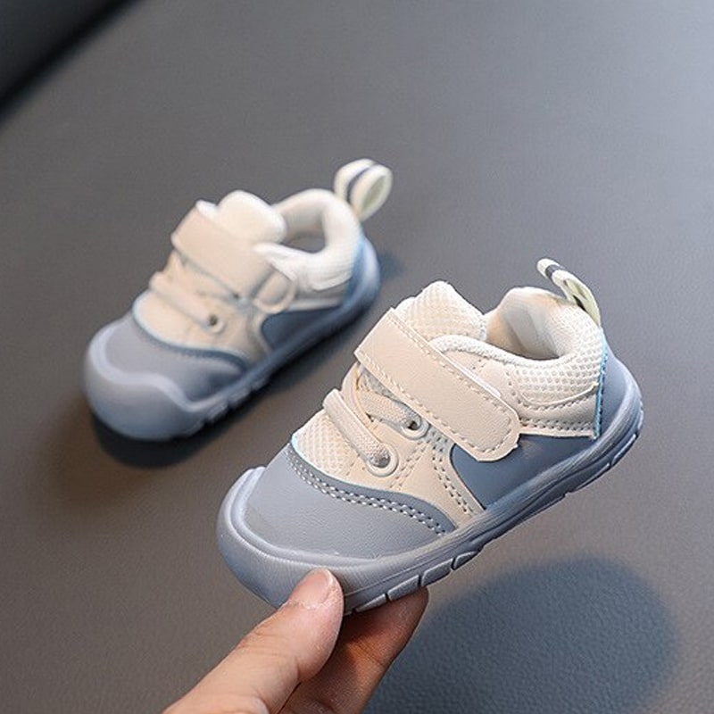 TinySteps Kids - Naturlig og sikker – Barefoot babysko blå