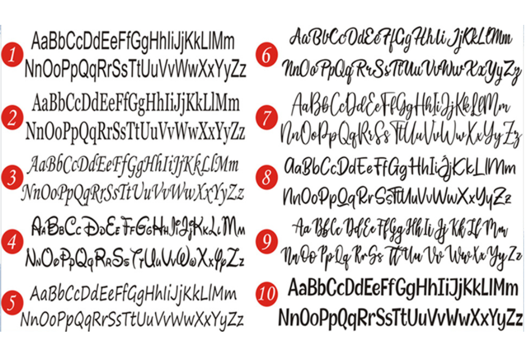 Mini Fashion - Egen font - Lue med dusk