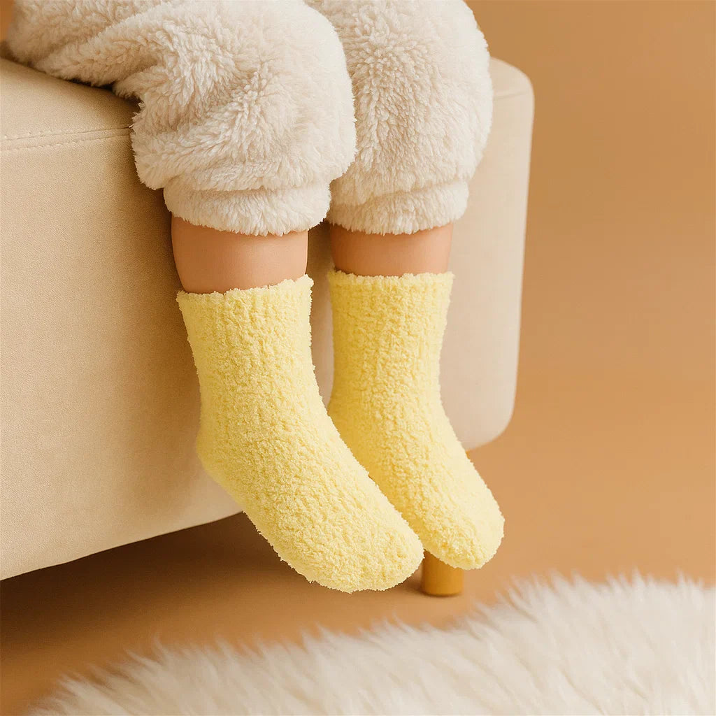 SnuggleBoo – Varm og myk – fleece babysokker