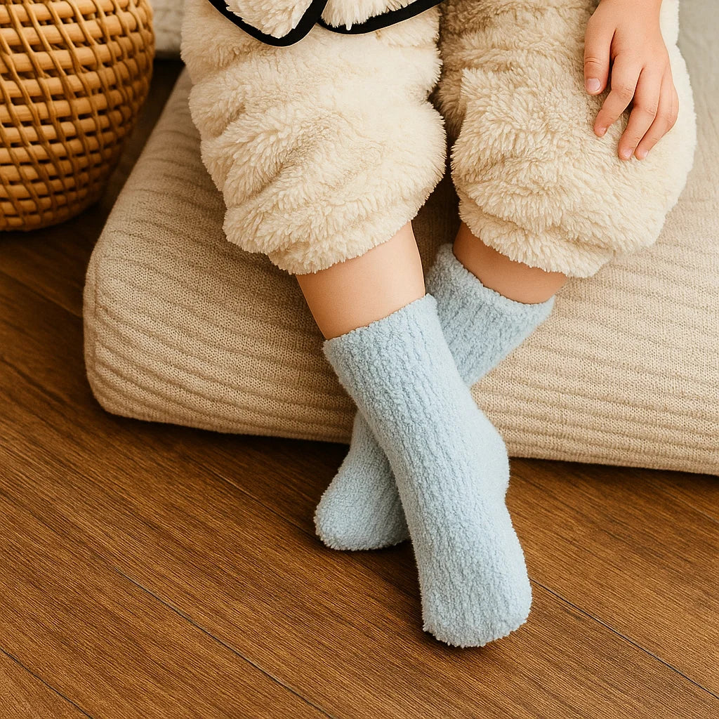 SnuggleBoo – Varm og myk – fleece babysokker