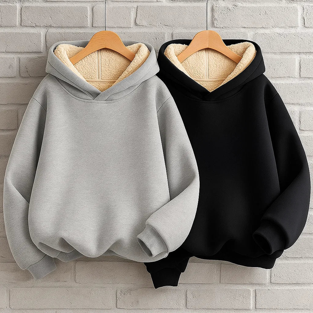 MiniFashion – Komfortabel og løs – Casual hettegenser